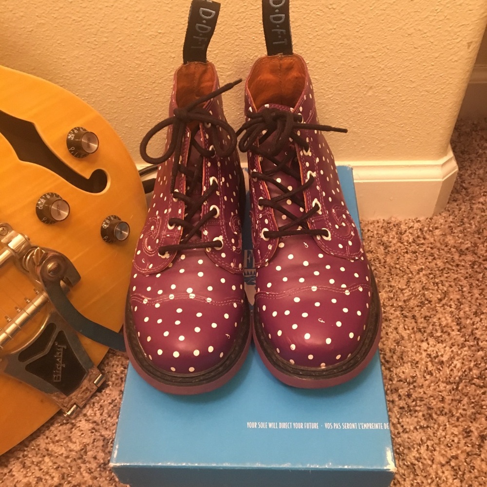 John Fluevog Derby Swirls.